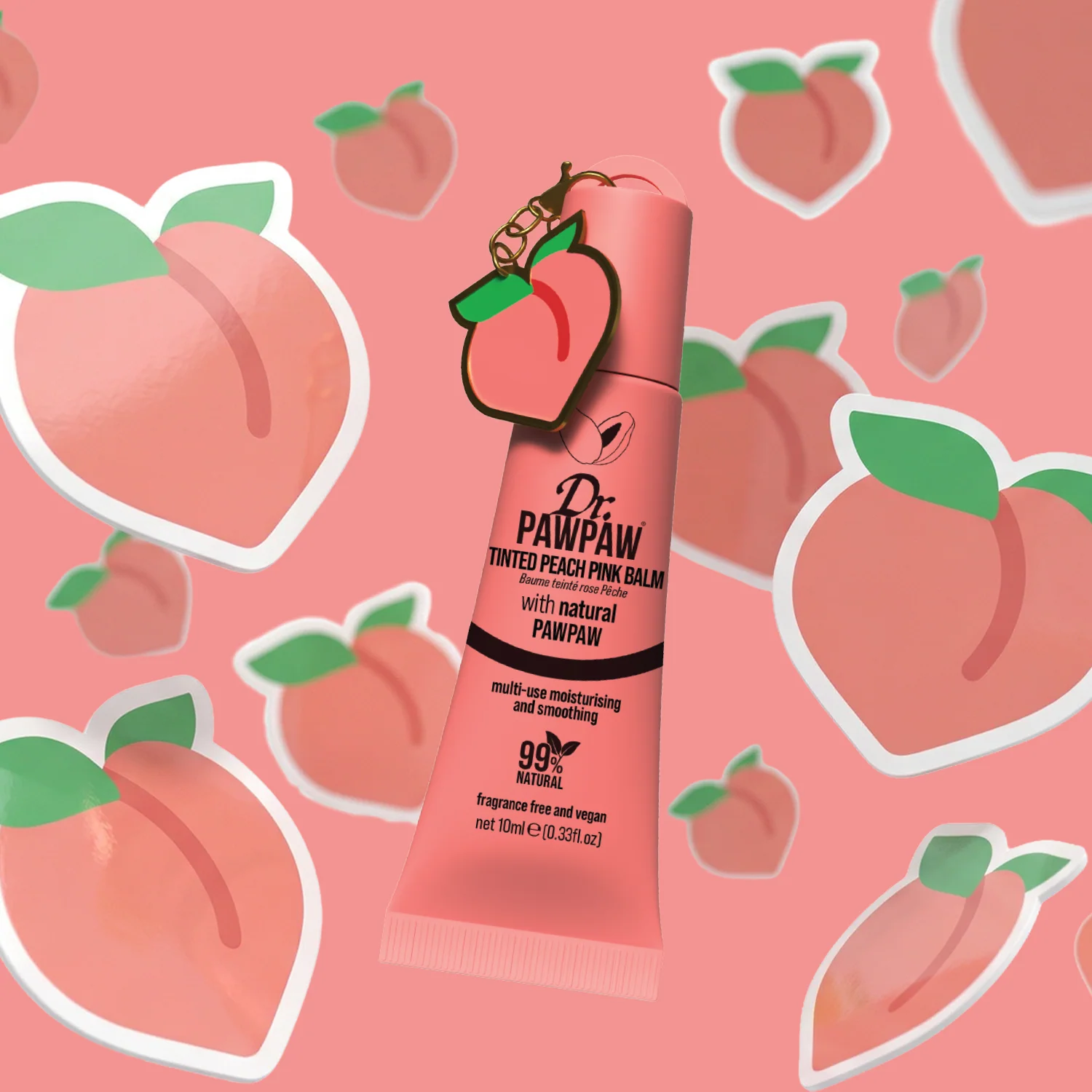 Dr.PAWPAW Tinted Peach Pink Charm Balm - Image 2