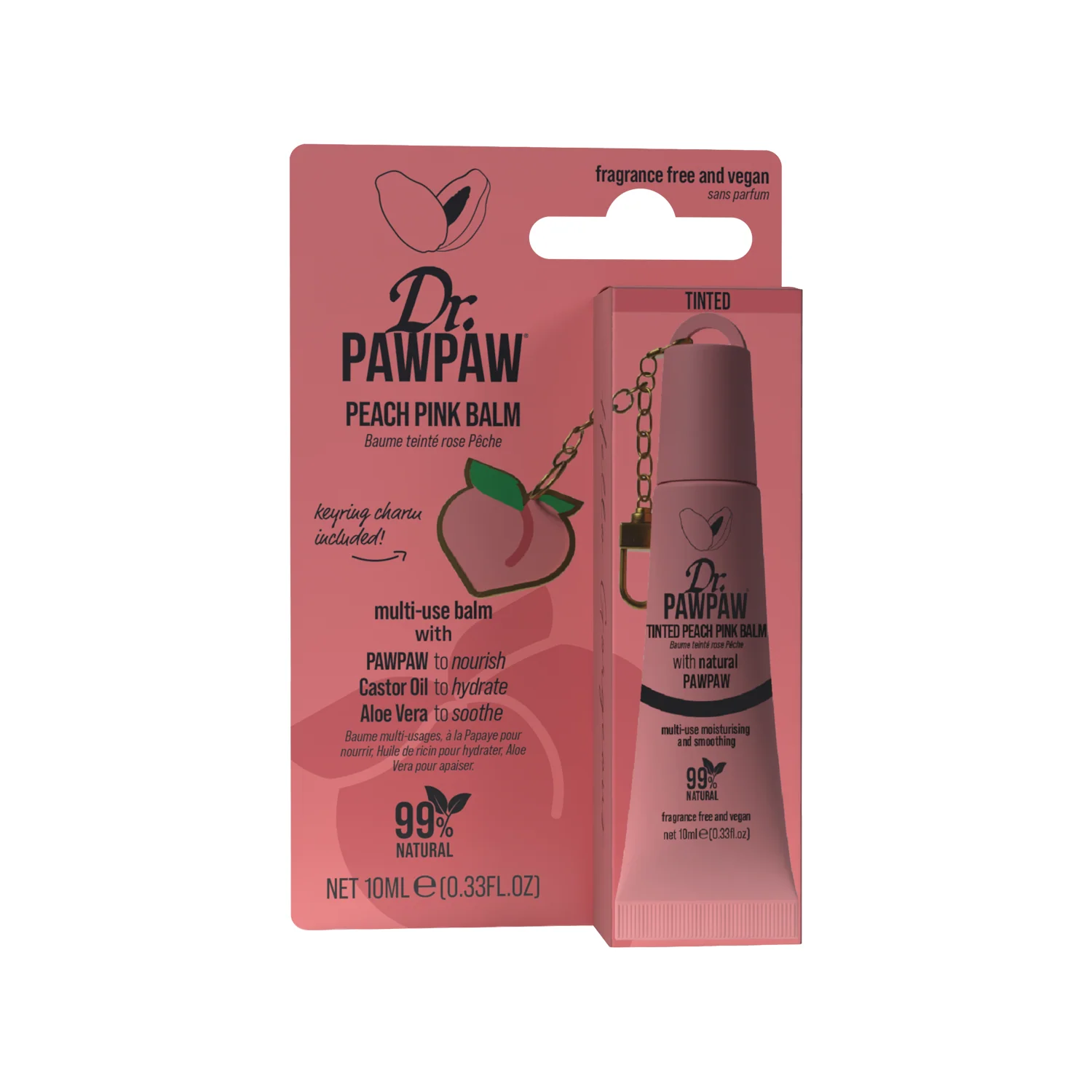 Dr.PAWPAW Tinted Peach Pink Charm Balm - Image 4