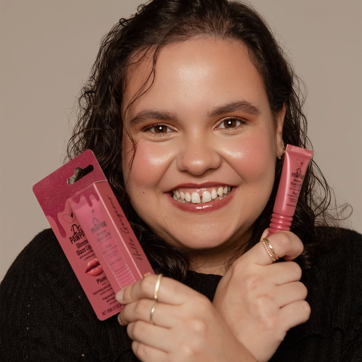 Glimmer Glaze Lip Oil - Plum - Image 7