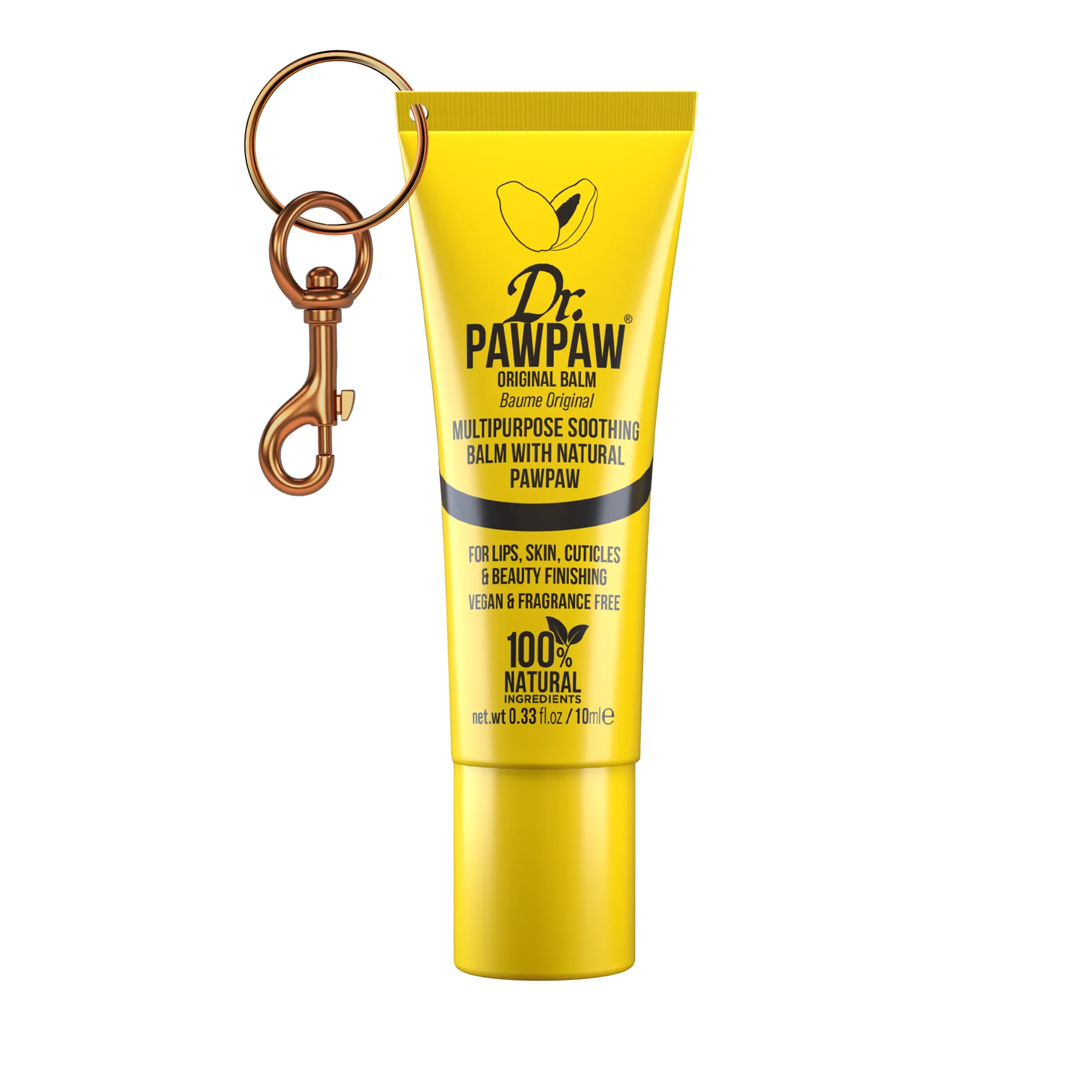 Original Clear Lip Balm 10ml - With Keyring - Image 3