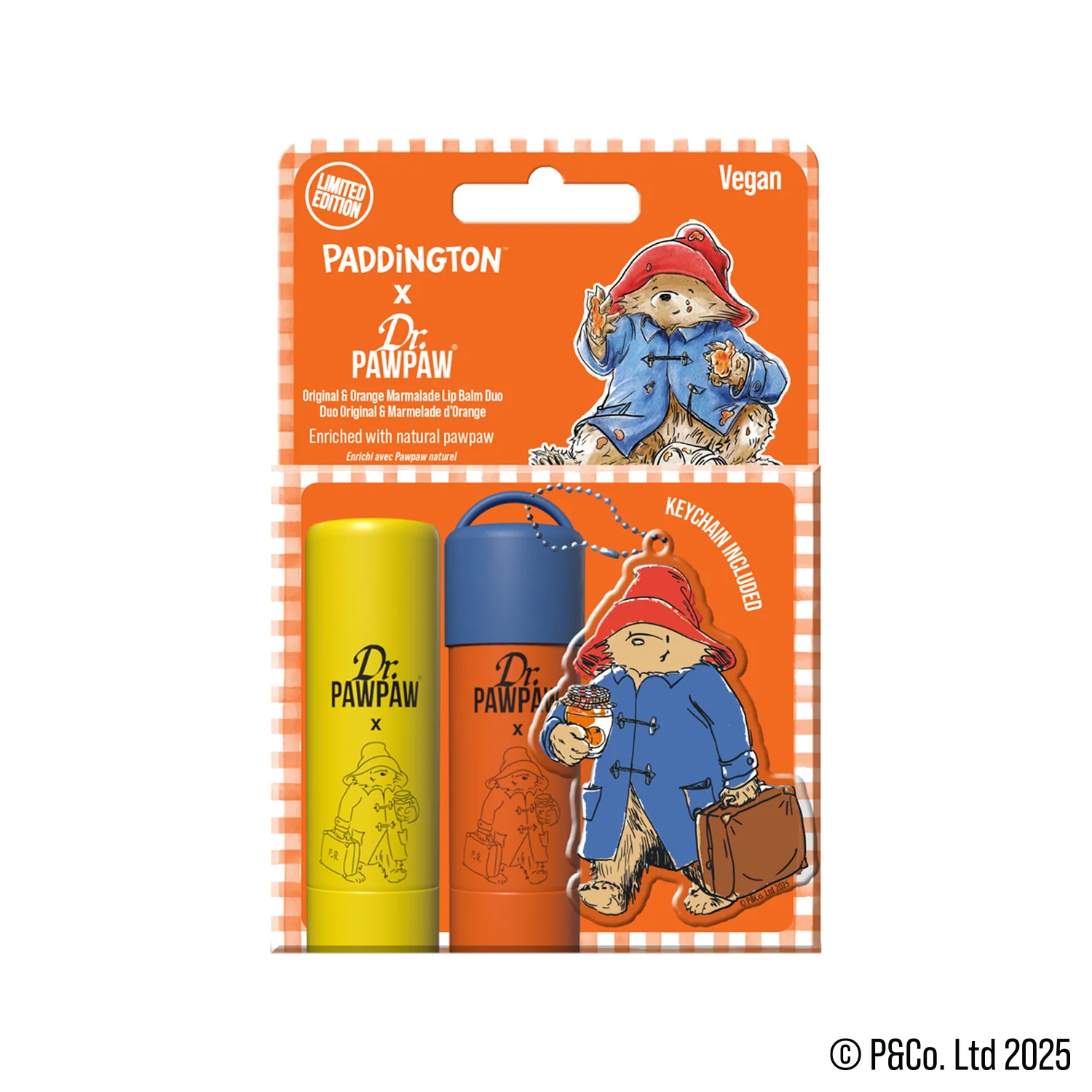 Paddington™ x Dr.PAWPAW Original & Orange Marmalade Lip Balm Duo - Image 5
